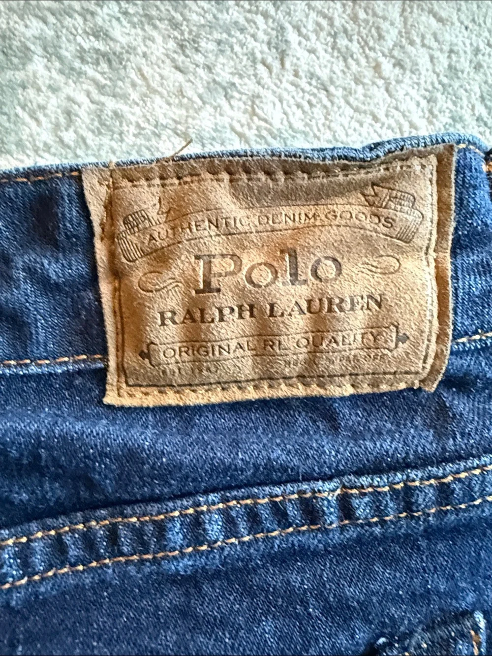 Polo by Ralph Lauren Boys Hampton Straight Dark Wash Jeans, Size 20 - Picture 6 of 6